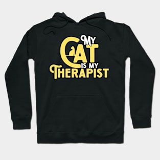 My Cat Is My Therapist Hoodie